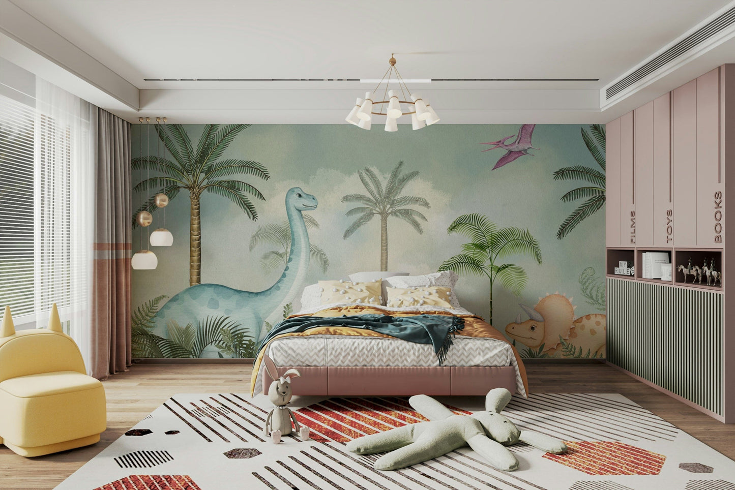 Dino jungle dream, detailed view

