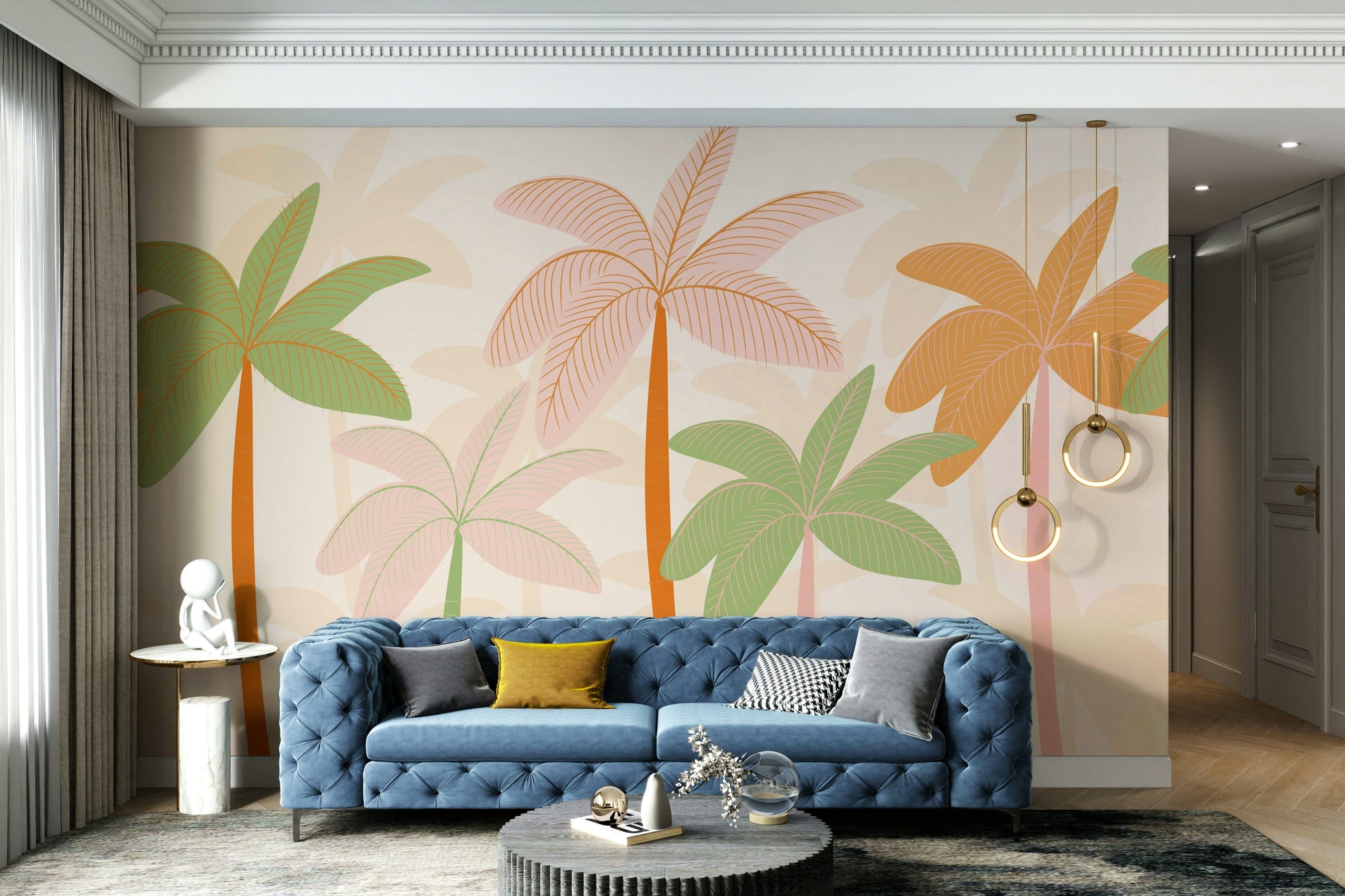 The design has a beautiful, artistic aesthetic.

