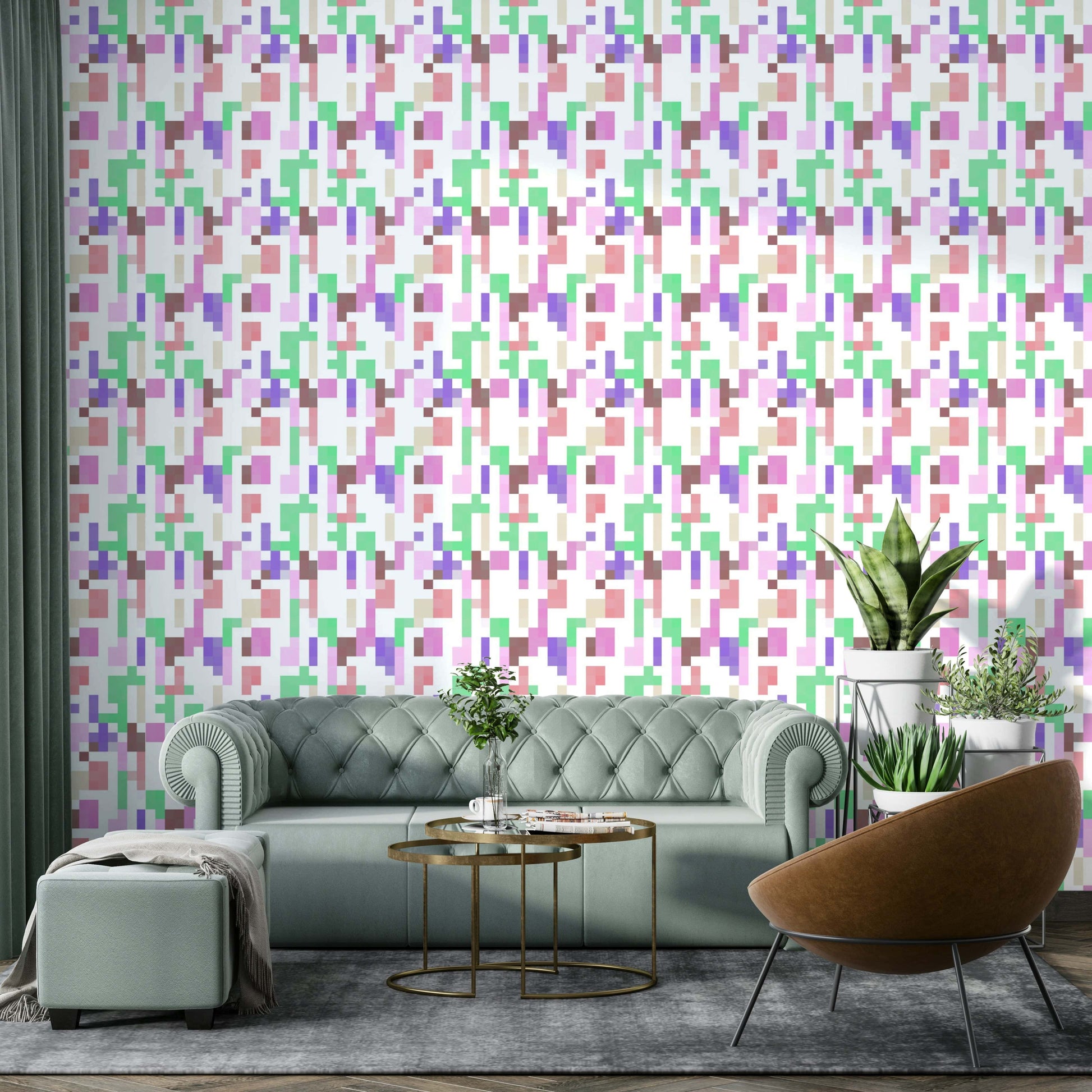 A contemplative soft focus wallpaper mural for a feature wall.

