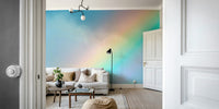 An artistic color splash mural for home decor.

