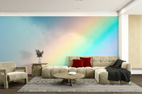 A serene abstract color wall mural for your decor.

