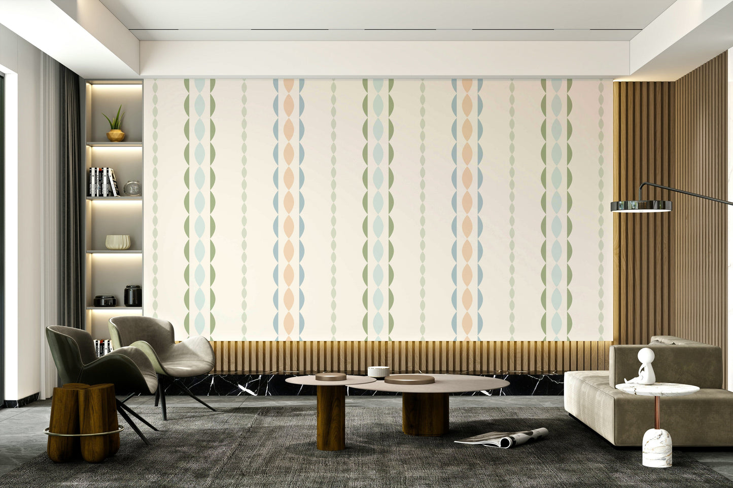 The image feels peaceful and restful.

