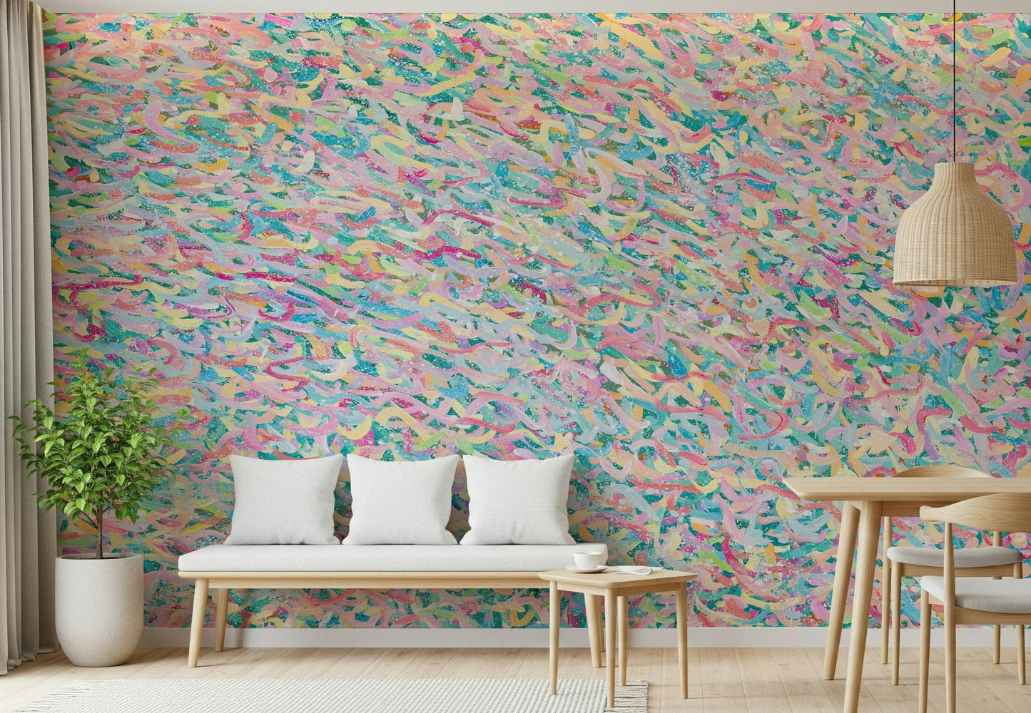A classic abstract design wallpaper for walls.