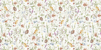 The wallpaper has a classic, timeless feel.

