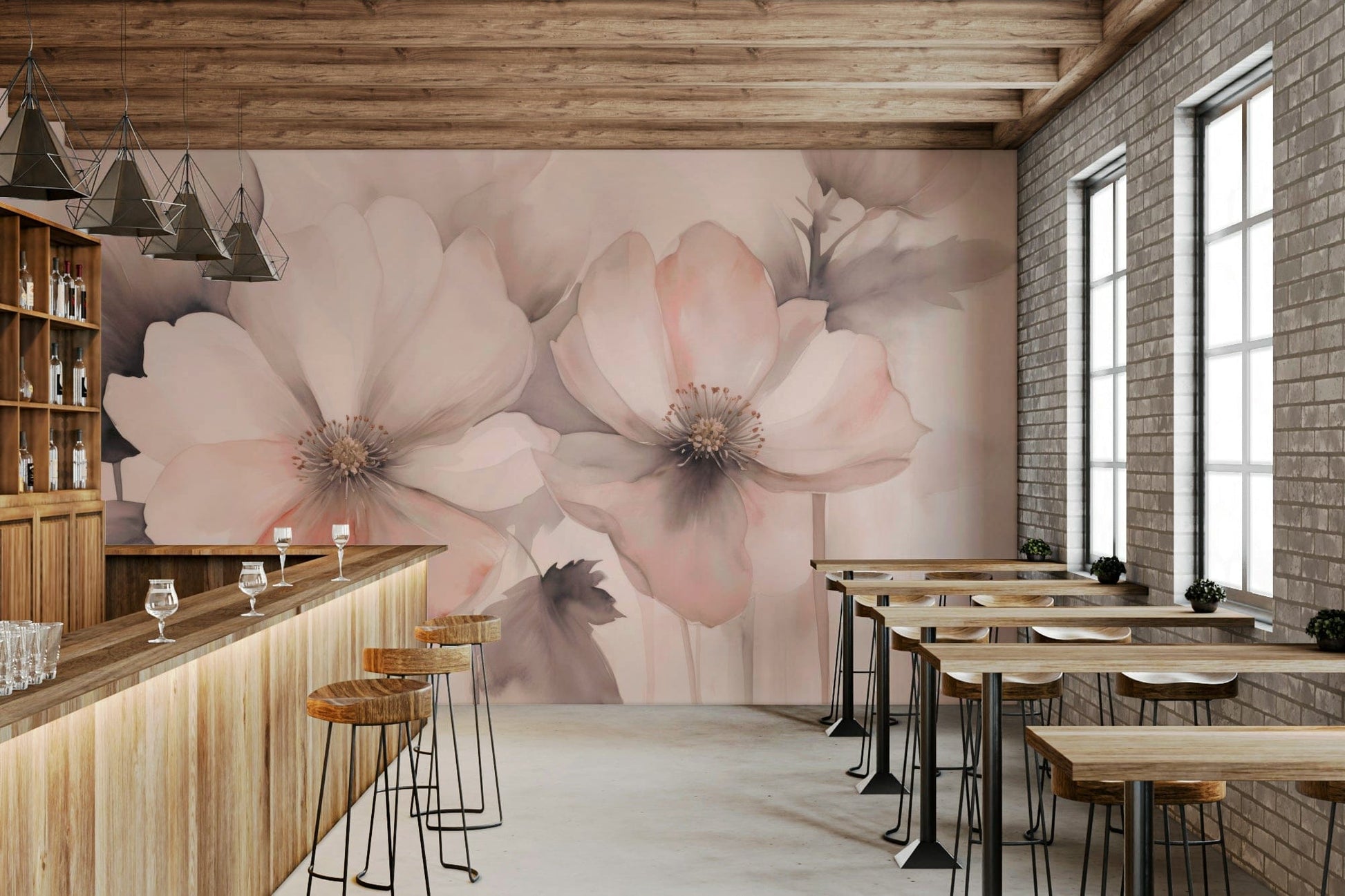 The artistic style is realistic, like a painting or photograph.
