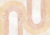Peach Blush Wave Wallpaper