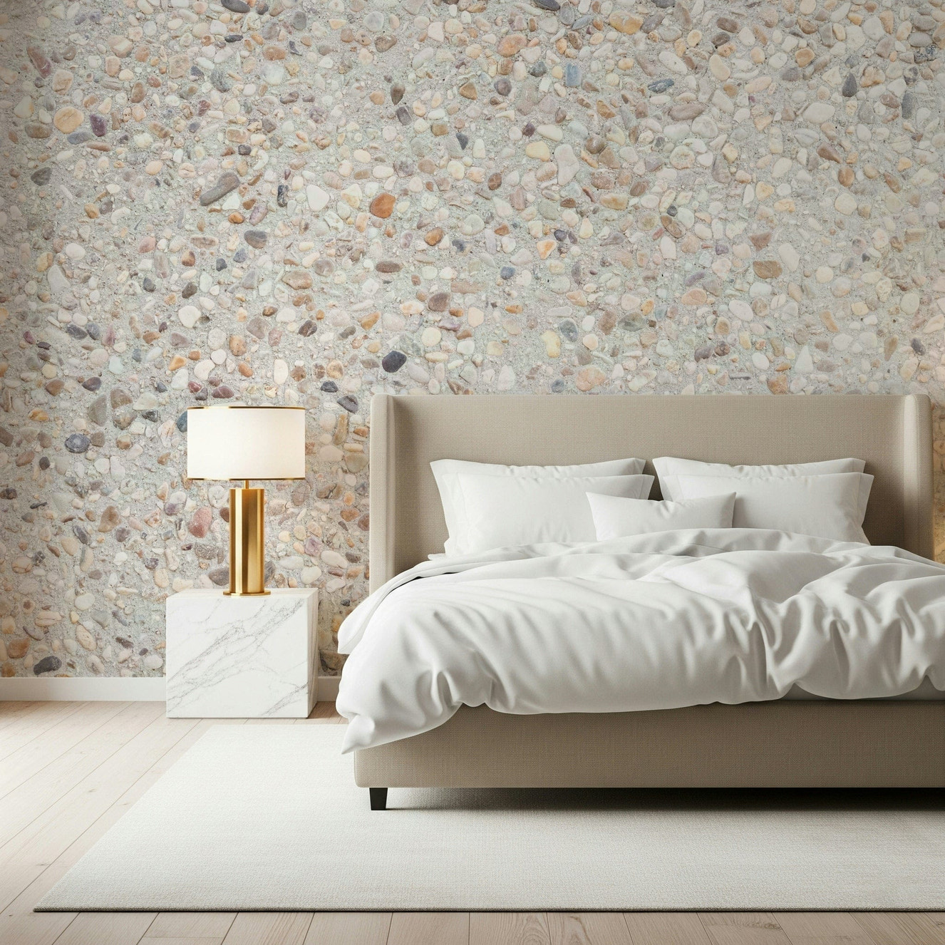 Pebble Beach Texture Wall Mural -2306812