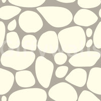 Soft organic wallpaper in beige and taupe