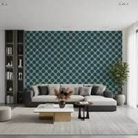 Petal Lattice Wallpaper⁠