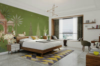 Pichwai Darshan Wall Mural home decor


