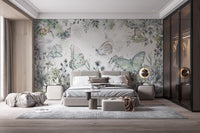 Butterfly Garden Wall Mural - Giffywalls