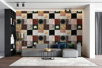 Wall close-up of textured Pietra2 Rework surface

