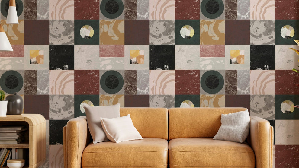 Pietra2 Rework Mural – Soft Natural Wallpaper Design