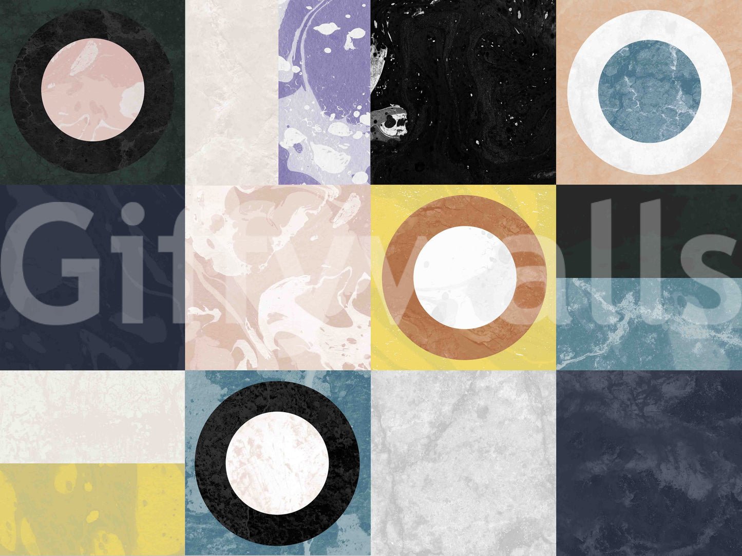 Industrial decor style using Pietra3 Wallpaper

