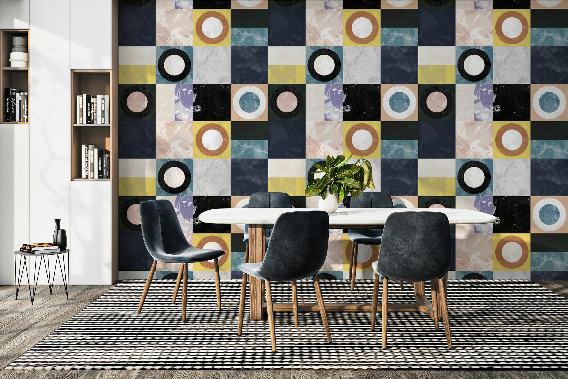 Close-up of textured Pietra3 Wallpaper finish

