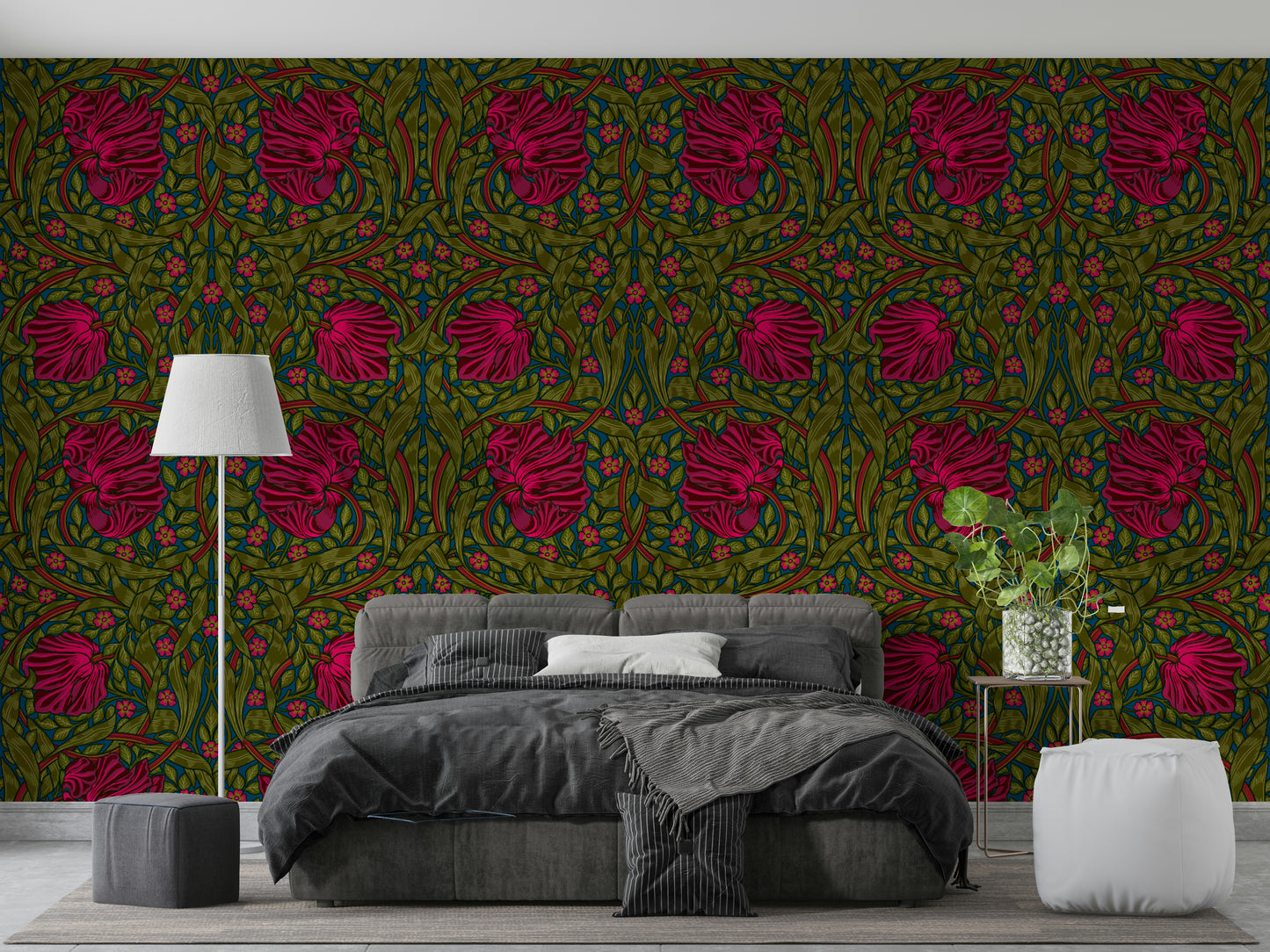 Classic William Morris wallpaper for walls

