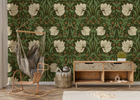 Heritage-inspired wallpaper for interiors

