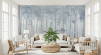 Pine Forest Serenity Wall Mural