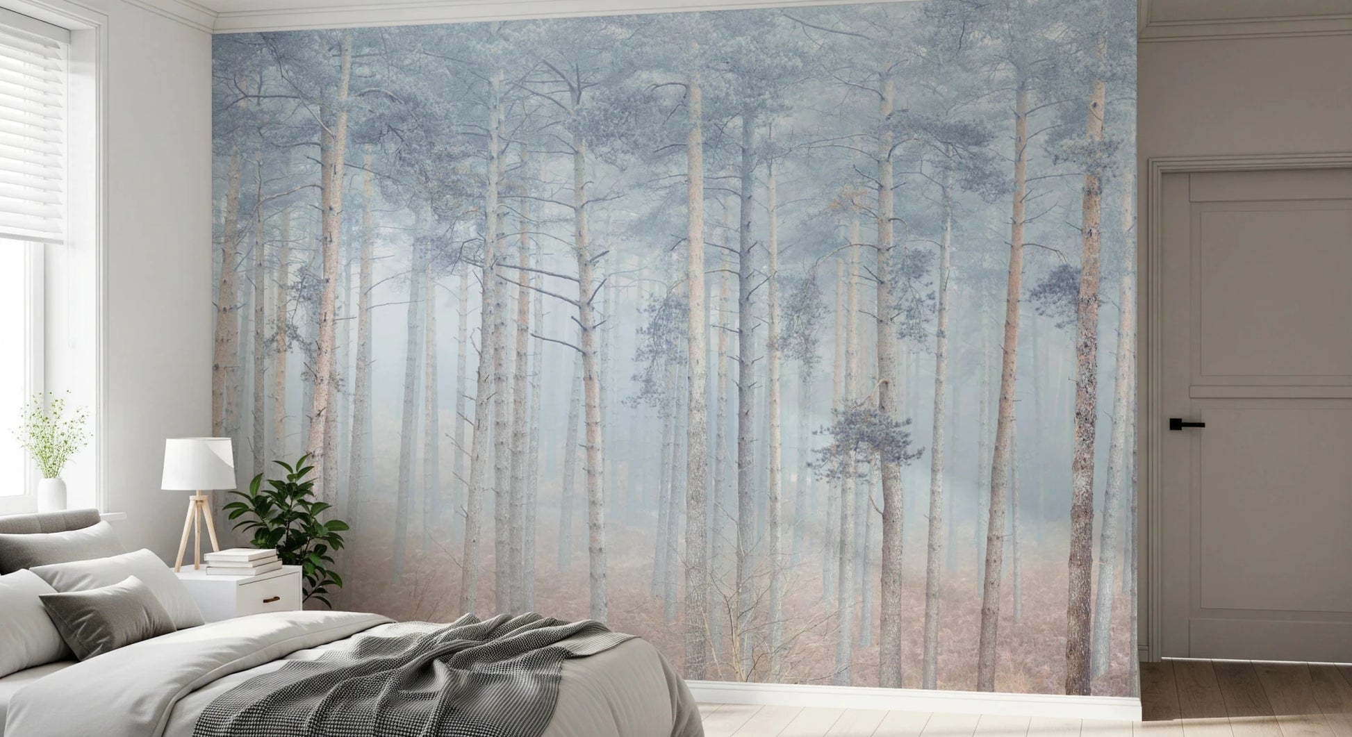 Pine Forest Serenity Wall Mural