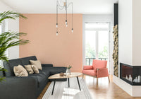 Peachy Linen Texture Pink Texture, Vertical Accent Wall Mural.