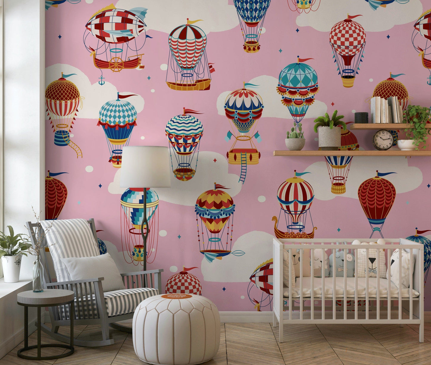 Cloudbound Balloons Wall Mural -2735493