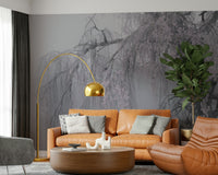 Dreamy spring bloom, shrouded tree, gentle hanging limbs wallpaper.