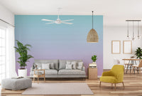 Pink and blue gradient wallpaper mural for rooms
