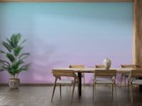 Ombre wallpaper mural with pink and blue tones
