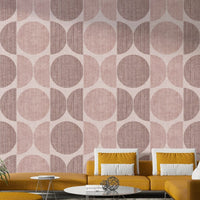 A contemplative geometric pattern wallpaper mural for a feature wall.



