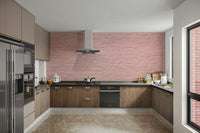 Modern pink brick serenity wall mural for stylish rooms

