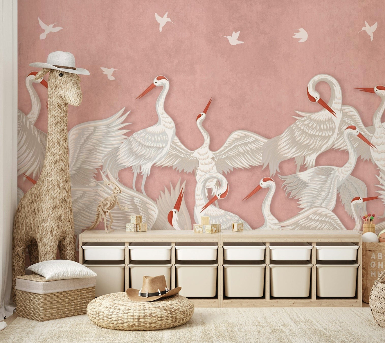 Wall decor showing a tranquil abstract view

