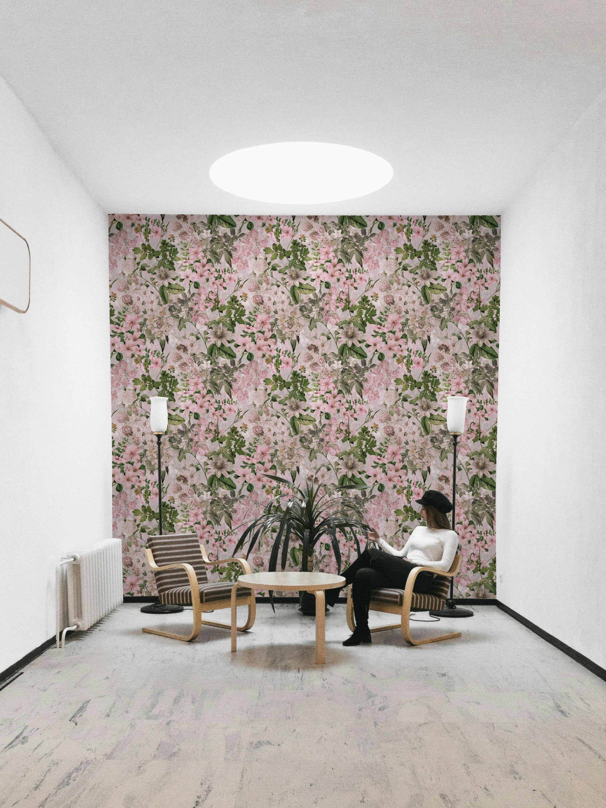 Wallpaper for walls with a calm, natural feel

