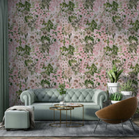 Wallpaper with a unique, natural botanical design

