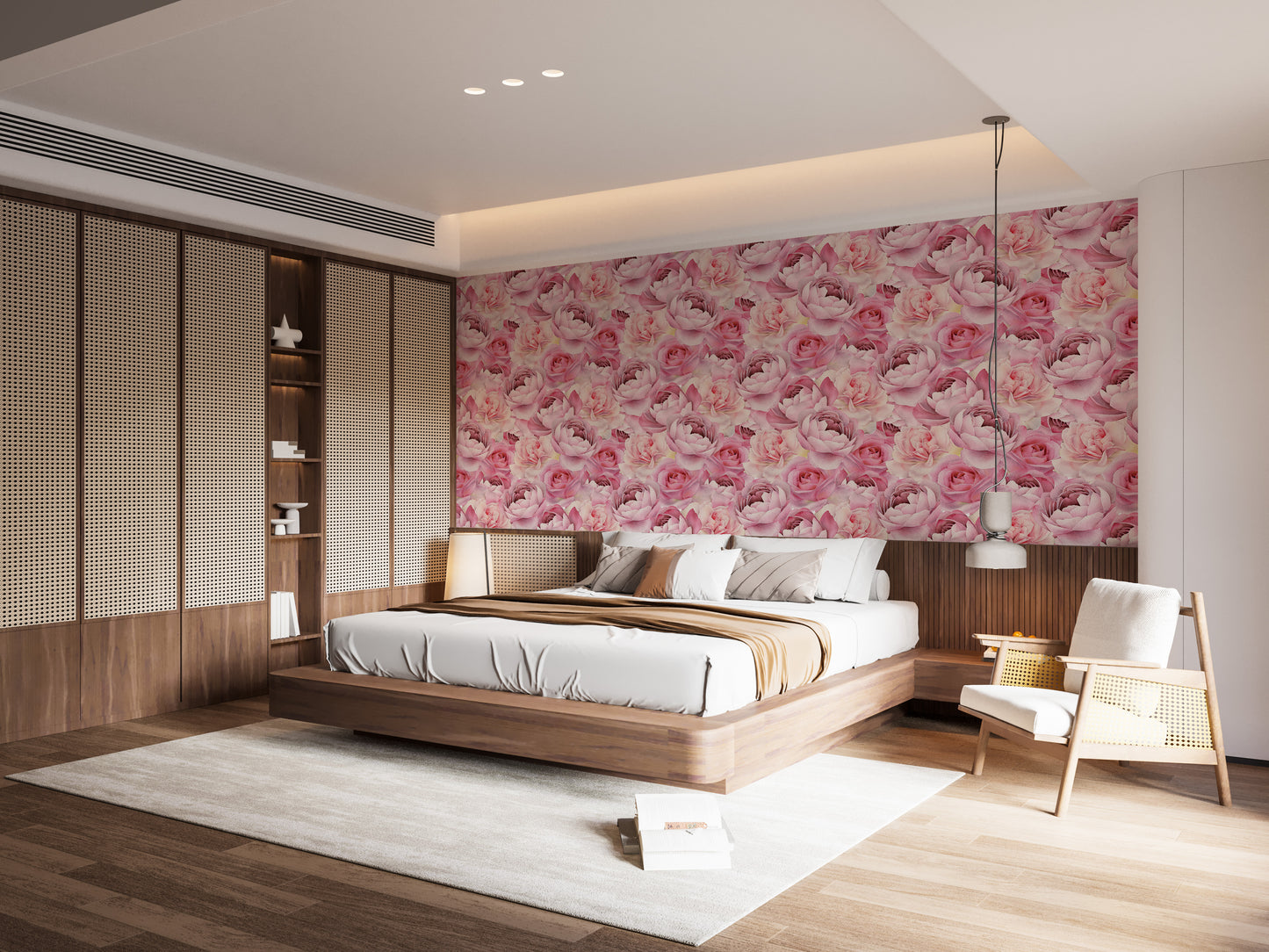 Romantic Flower Wall Mural