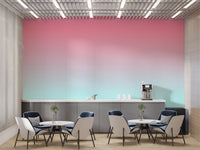 Modern rosy geometric wallpaper mural for offices.