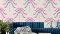 The colors are soft, muted tones of pink and white.


