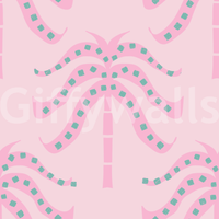 The design is non-realistic and interpretive.

