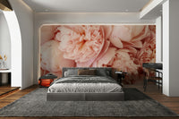 Soft floral pattern wallpaper


