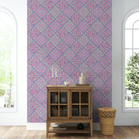 Dahlia Diamonds bohemian wall mural
