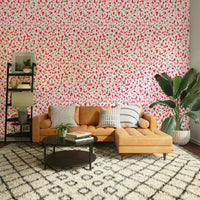 Cute pink and red heart wallpaper for bedrooms

