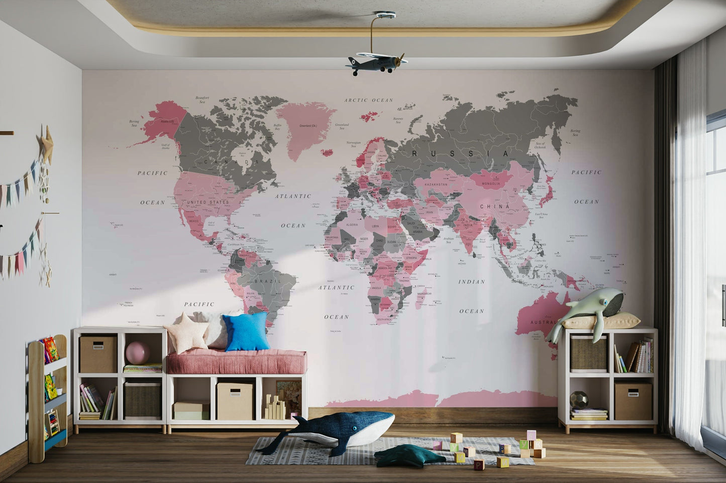 Travel themed wall decor

