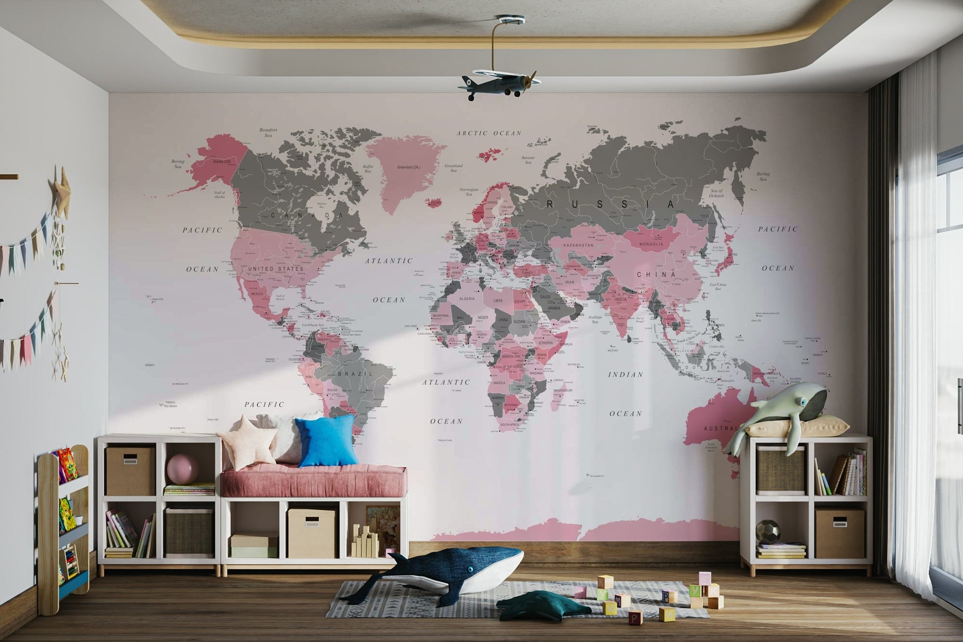 Travel themed wall decor

