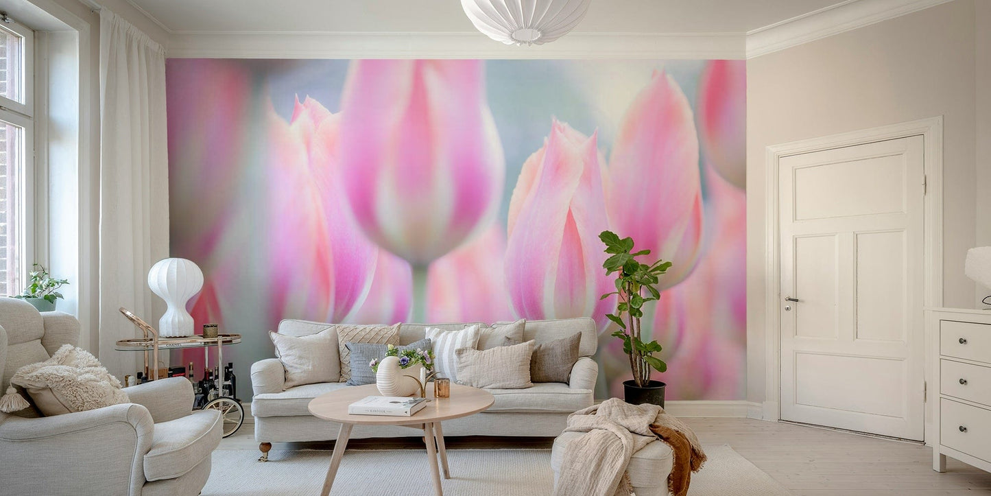 Tulips Jewels tasteful wall mural

