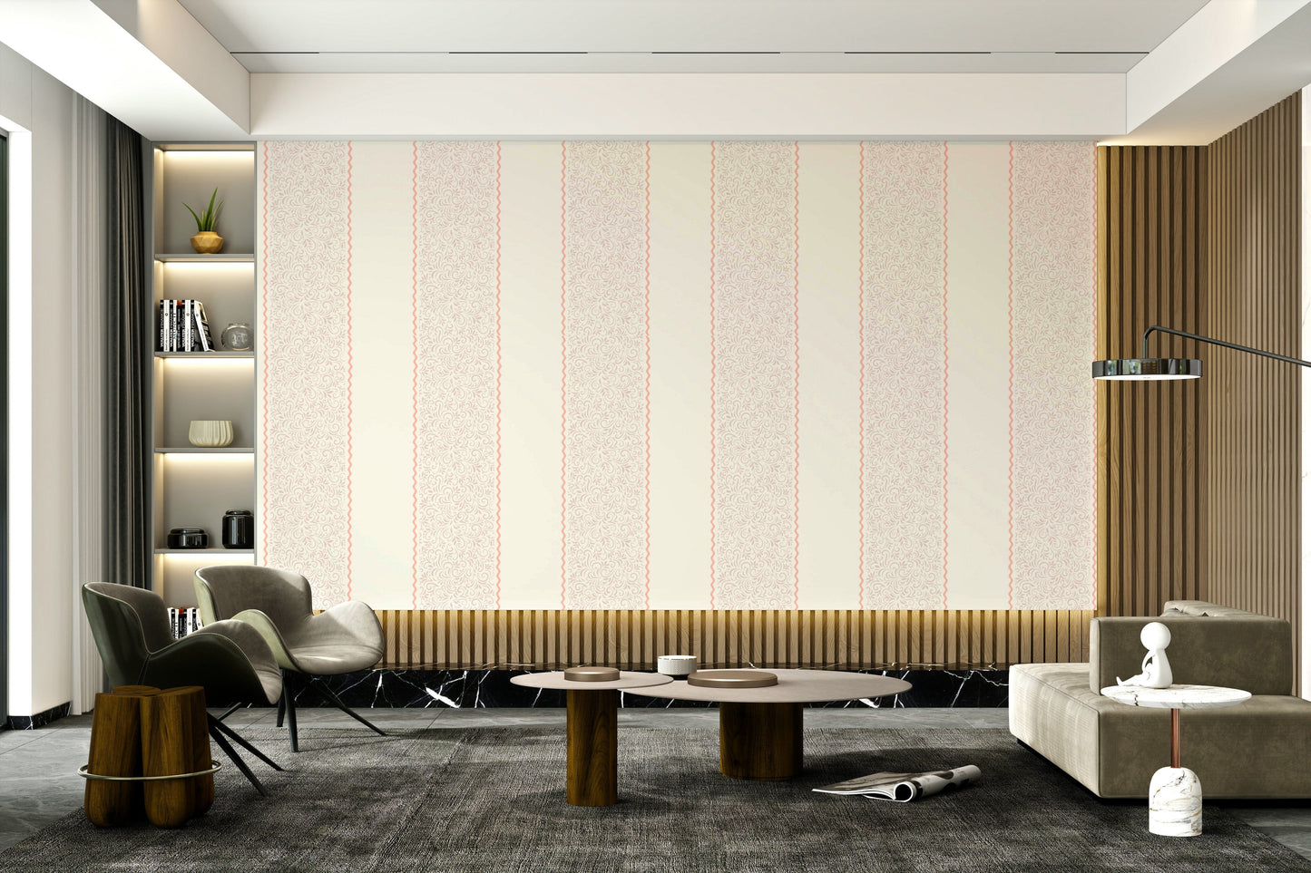 The design has a beautiful, artistic aesthetic.

