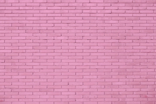 Pink Brick Wallpaper Mural