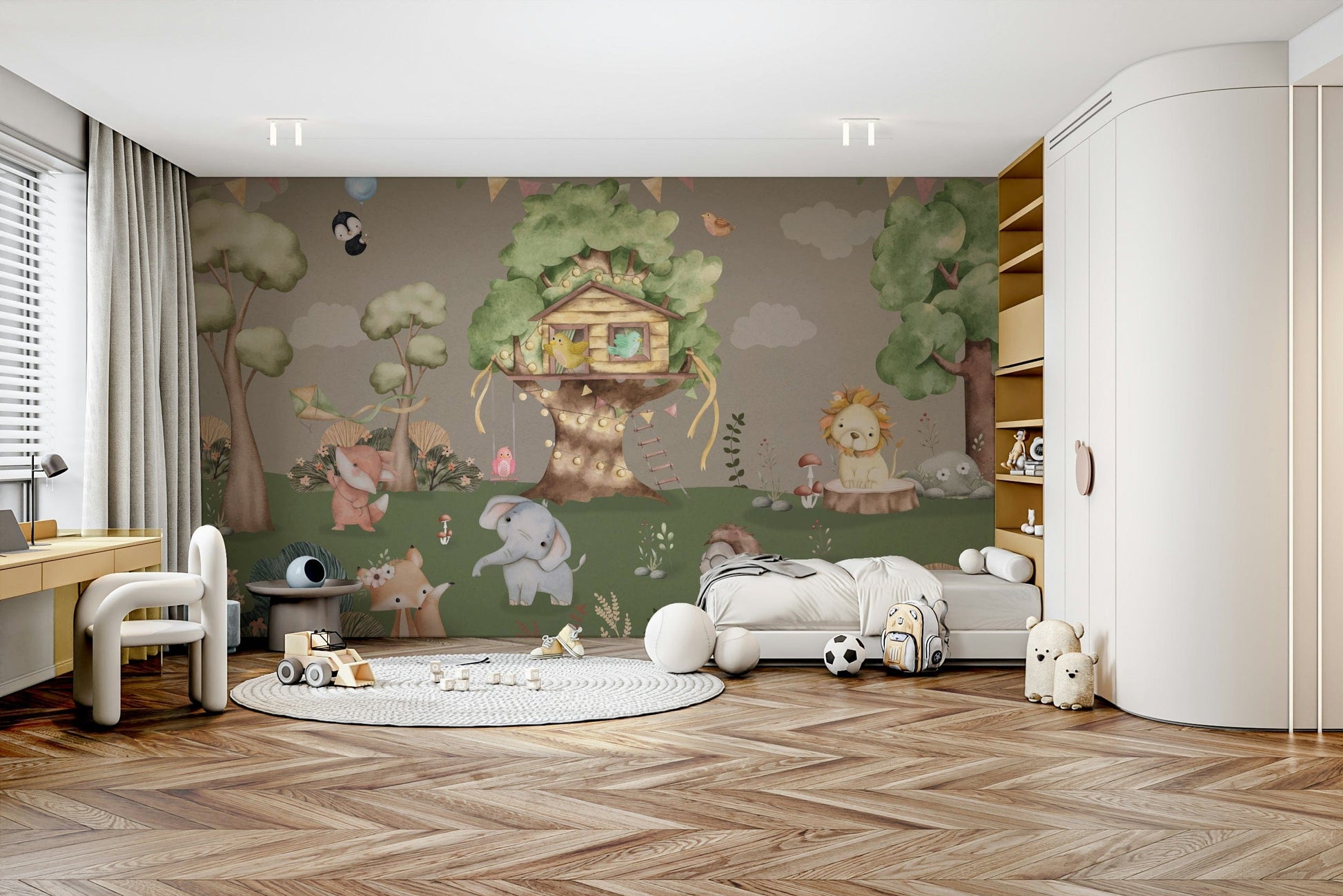 The design has a beautiful, artistic aesthetic.

