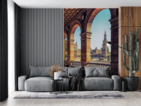 Plaza de España View Wall Mural