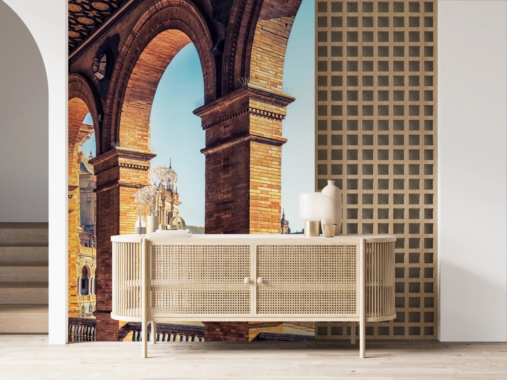 Plaza de España View Wall Mural