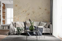 Poetic Soft Floral – Honey Wall Mural