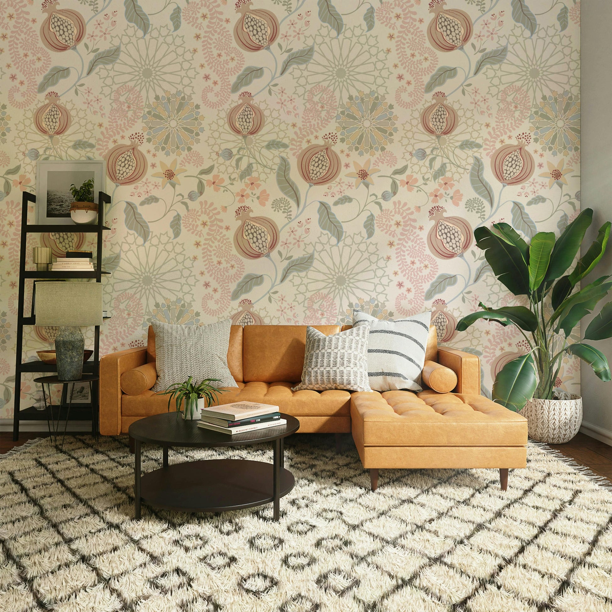 A seamless pattern for a kitchen or dining room.

